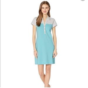 Lilly Pulitzer Tonda Polo Dress (Blue Ibiza) Women’s Dress L